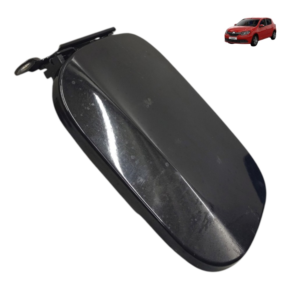 Tampa Portinhola Tanque Combustível Renault Sandero 2016 Preto 1