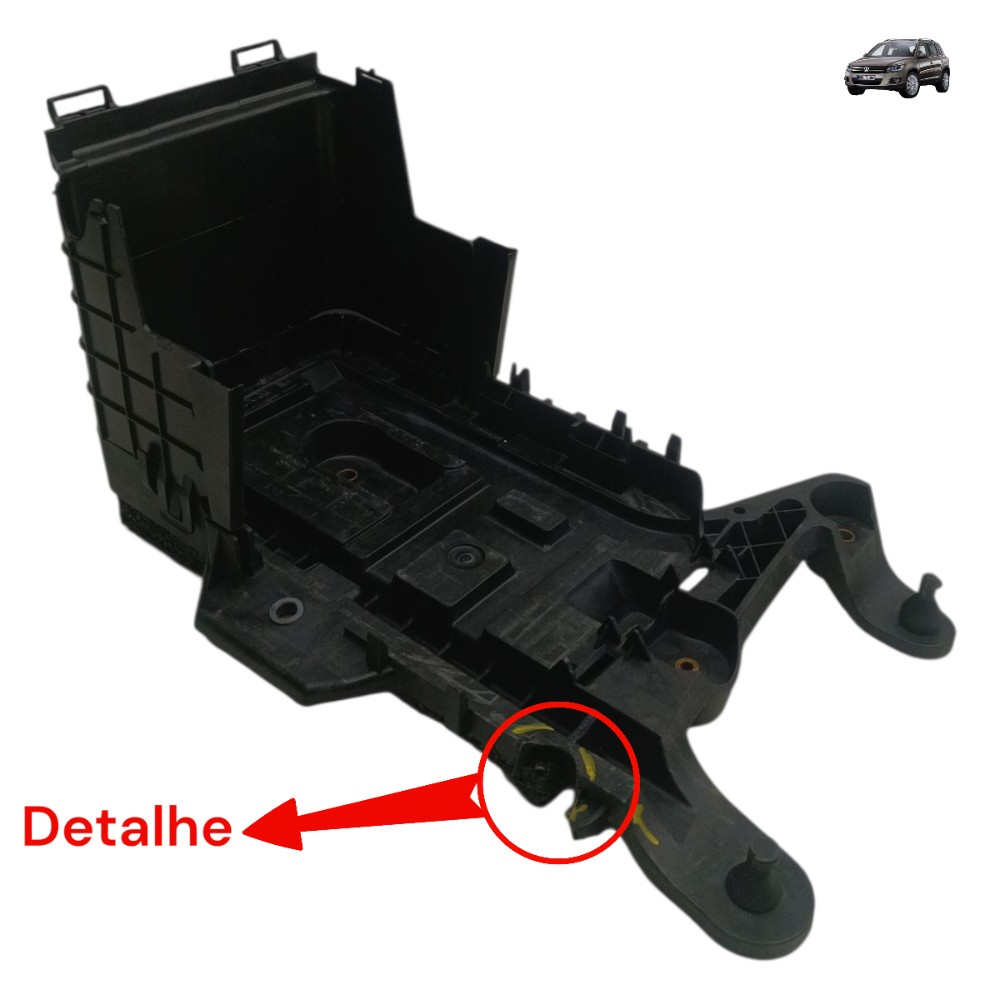 Caixa Suporte Bateria Vw Tiguan 2011 2012 2013 1