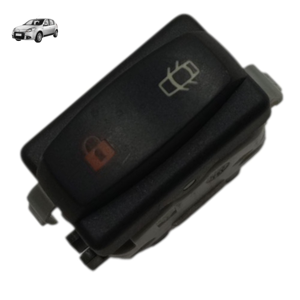 Botão trava destrava porta Renault Sandero 2014 2013 2012 11 1