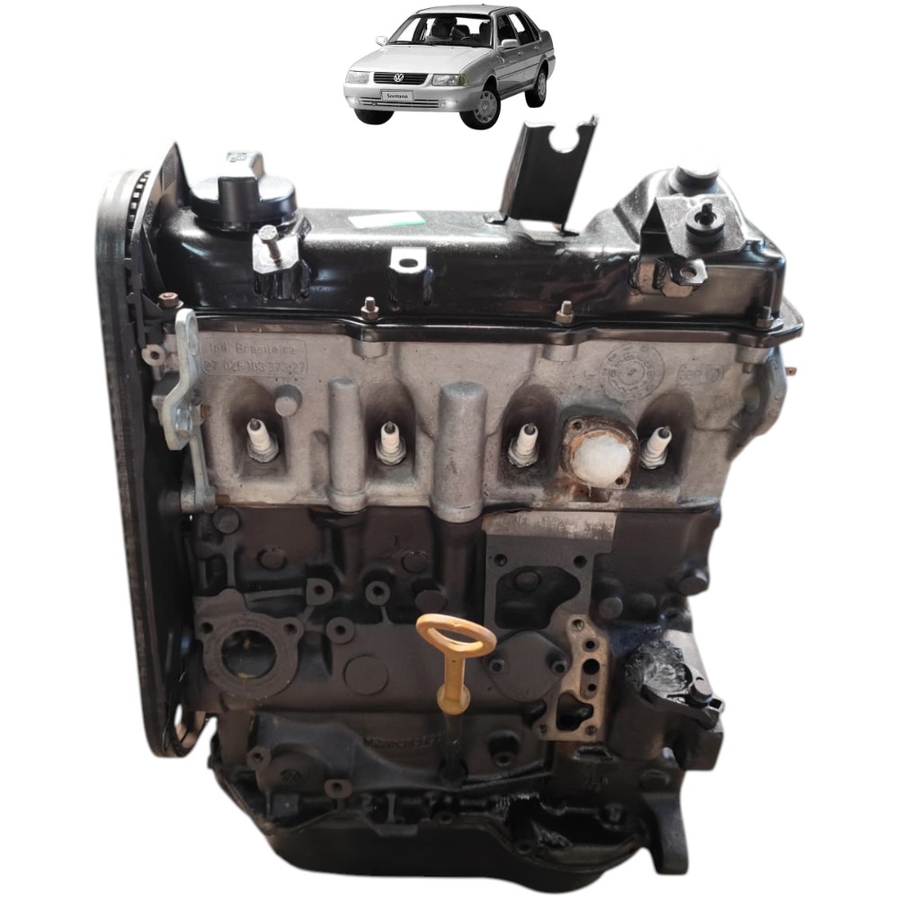 Motor Parcial Vw Santana 2.0 8v Ap Gasolina 2000 2001 2002 1