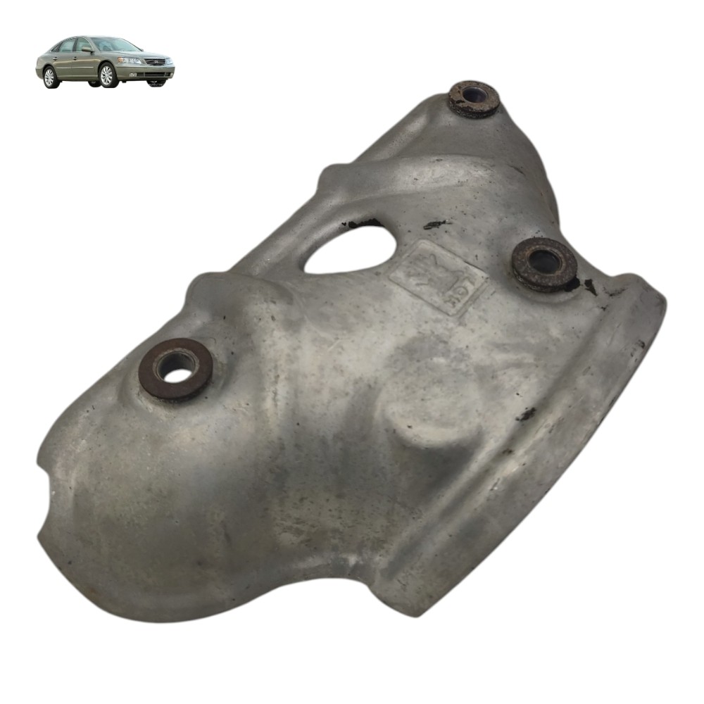 Protetor Térmico Escapamento Hyundai Azera 3.3 2007 2008 Prata 1