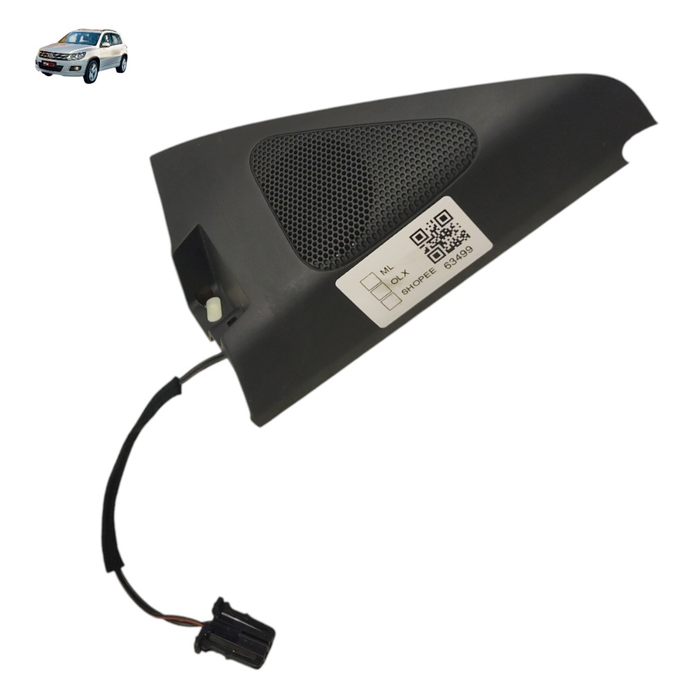 Acabamento Tweeter Direito Vw Tiguan 2011 2012 2013 Preto