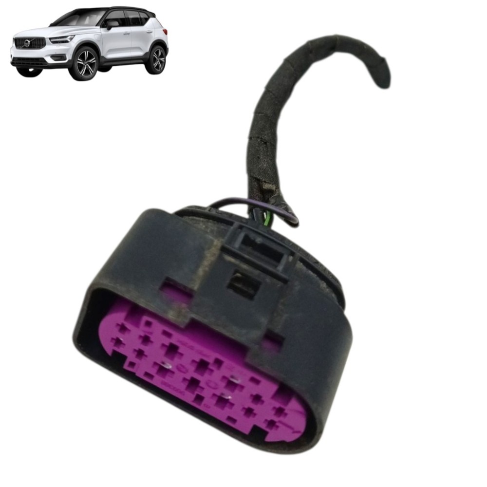 Plug conector farol direito volvo xc40 t5 2022 2021 2020