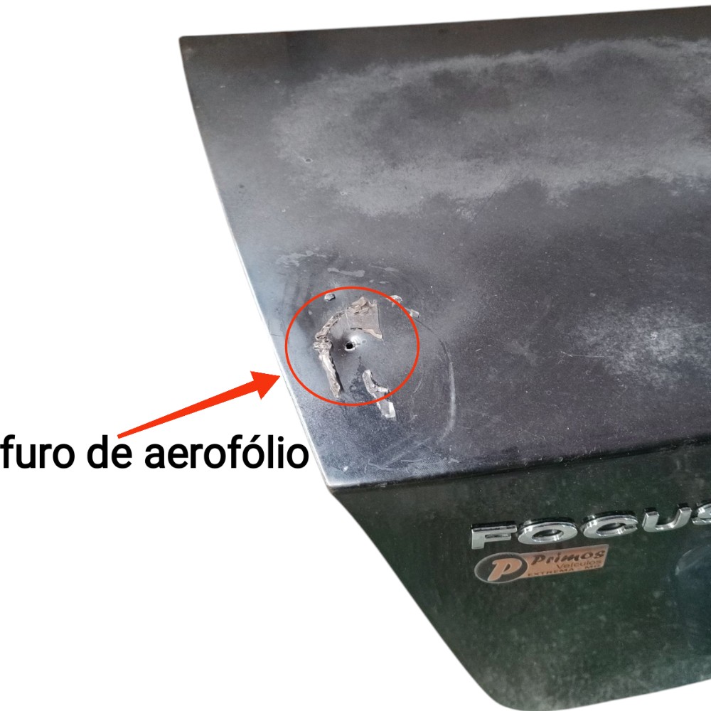 Tampa Traseira Ford Focus Sedan 2009 2010 2011 2012 2013  Preto 4