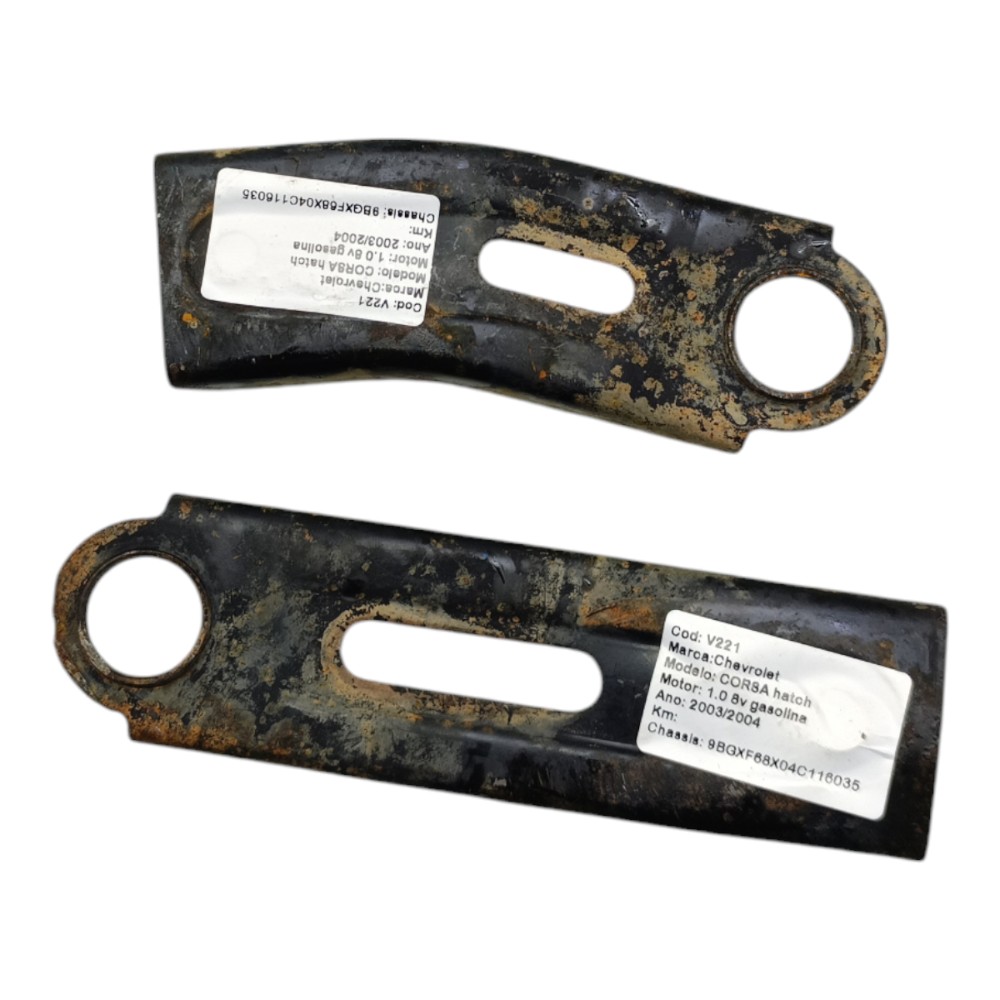 Par Suporte Inferior Radiador Gm Corsa 1.0 8v 2003 2004 2005 2
