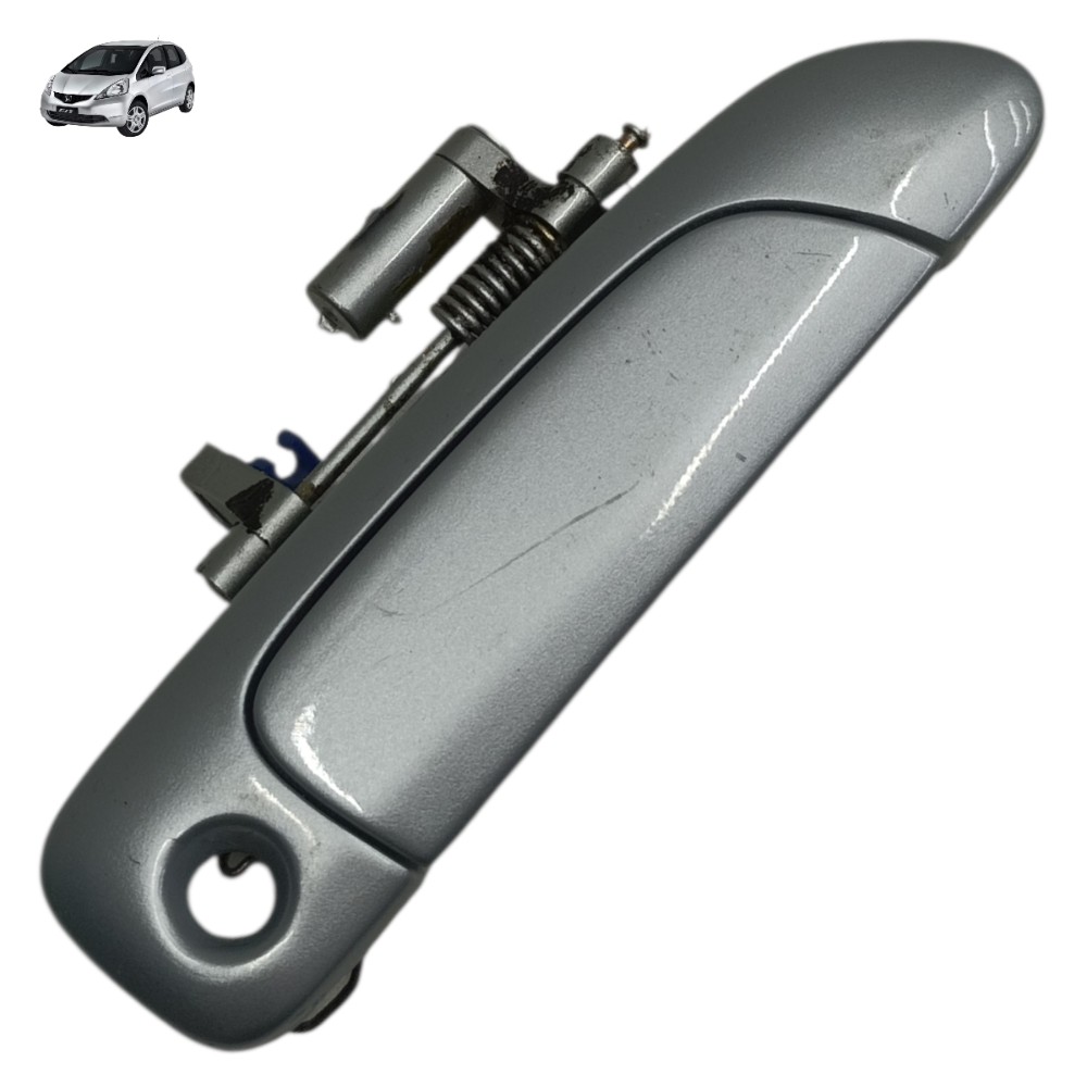 Maçaneta Externa Dianteira Direita Honda Fit 2004 2005 2006 Prata Dianteira 1
