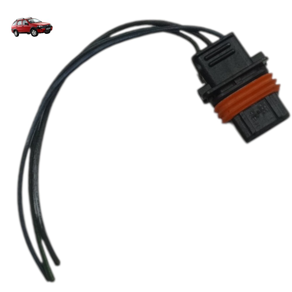 Plug Conector Bobina Ignição Fiat Palio 1.8 8v 2006 3 Pinos 1