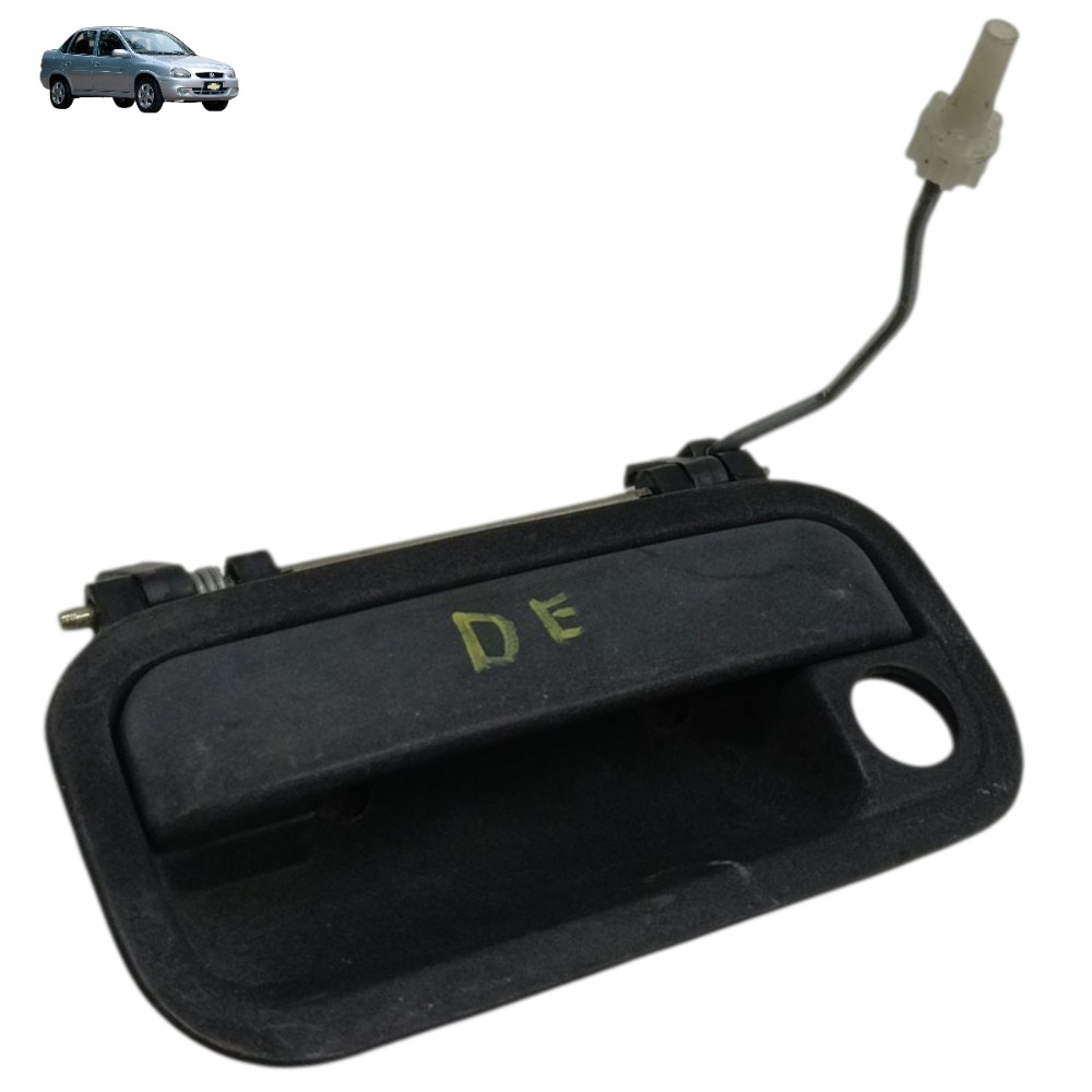 Maçaneta Externa Dianteira Esquerda Gm Corsa Classic 2008 07 Preto 1