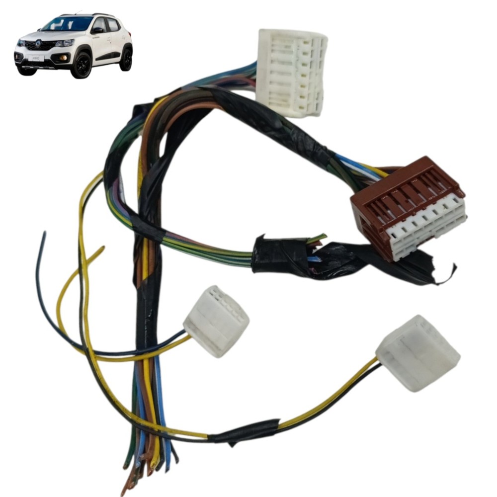 Jogo Plug Conector Chave Seta Comandos Renault Kwid 2020