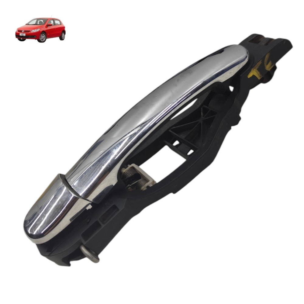 Maçaneta Externa Esquerdo Vw Gol G5 2009 2010 2011 2012 Prata Dianteira/traseira