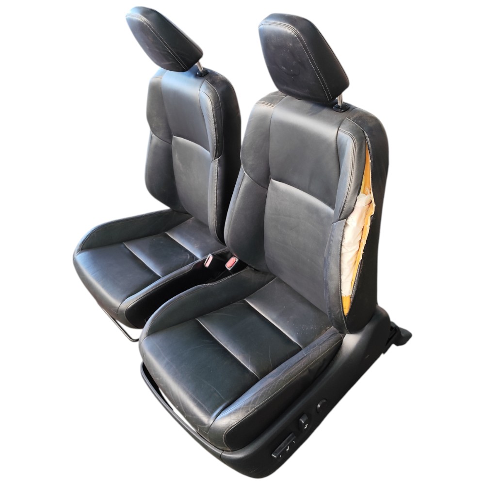 Par Banco Couro Dianteiro Toyota Rav4 2013 2014 2015 Detalhe Preto 3