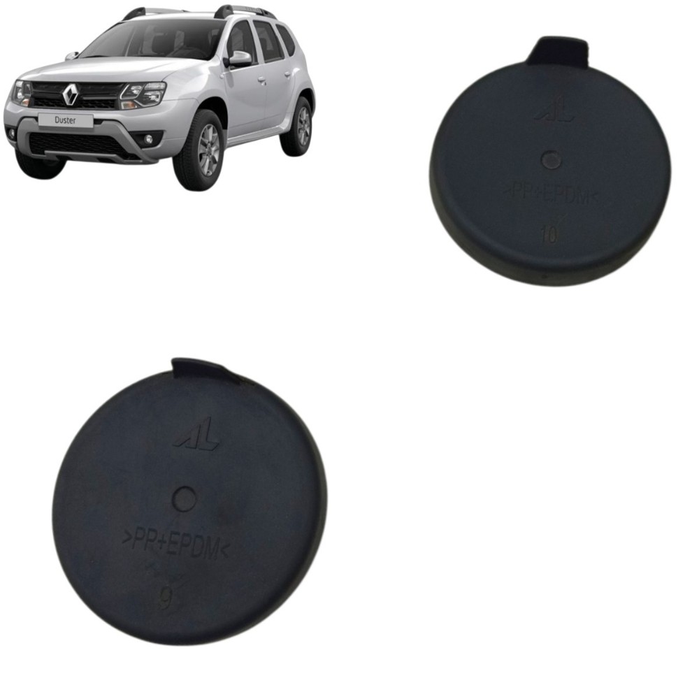 Par Borracha Vedação Farol Renault Duster Oroch 2017 2018 19