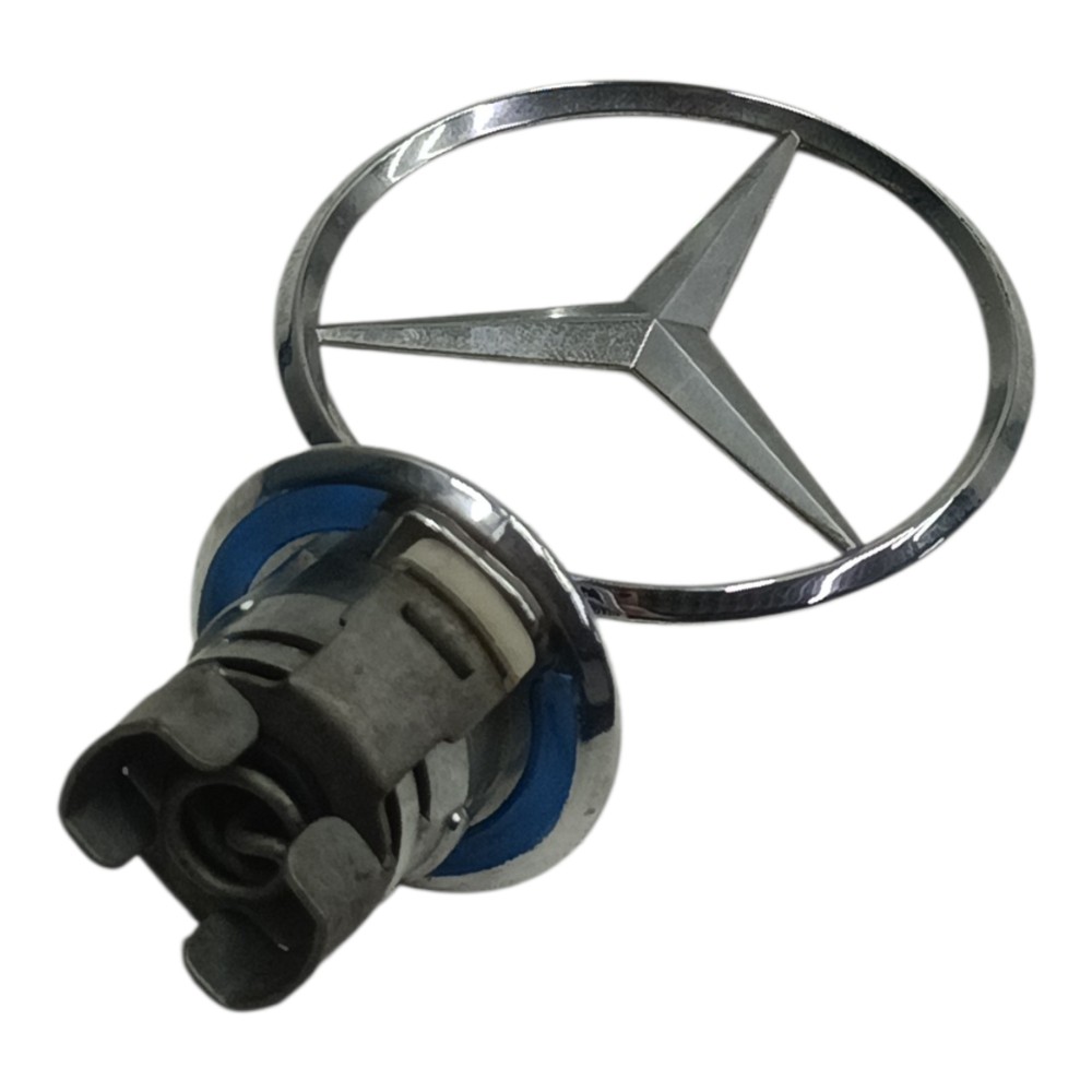 Emblema Simbolo Capô Mercedes C230k 2003 2004 2005 2006 2007 Prata 4