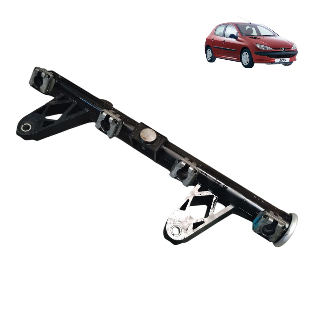 Flauta Bico Injetor Peugeot 206 207 C3 1.4 2008 2009 2010 11 1