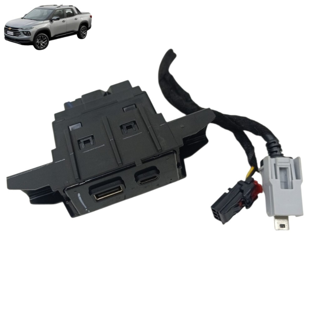 Entrada usb com plug conector gm montana 2024 2025 2026