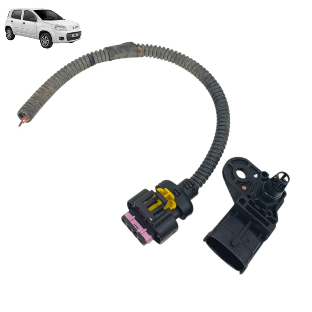 Sensor map com plug conector fiat uno Vivace 1.0  2012 2013