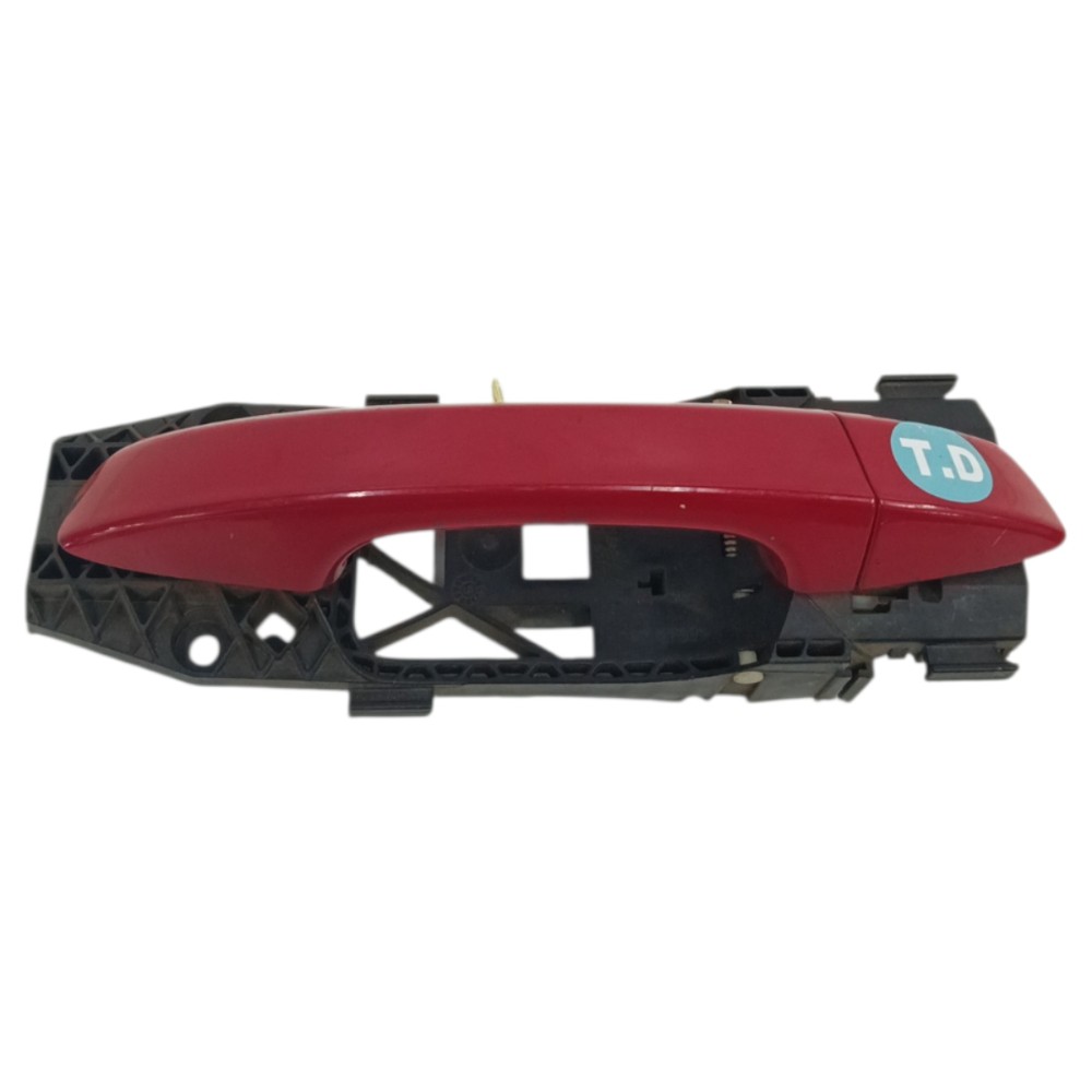 Maçaneta Externa Traseira Direita Vw Polo 2019 2020 Preto E Vermelho Traseira