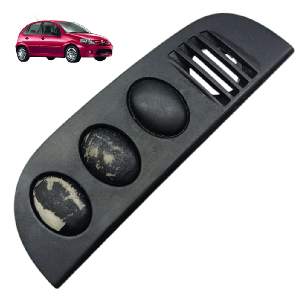 Botão Lado Direito Painel Citroen C3 2004 2005 2006 2007 08 1