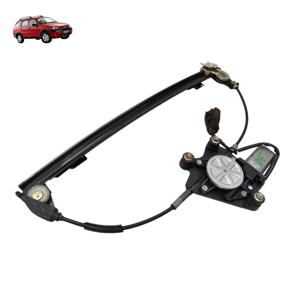 Motor Máquina Vidro Dianteiro Esquerdo Fiat Palio 2006 2007 1