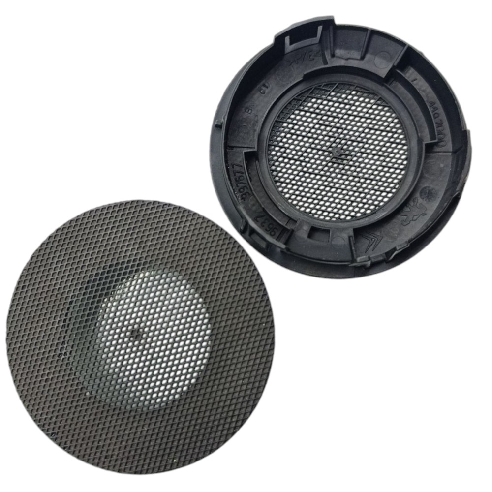 Par Tela Alto Falante Painel Citroen C3 2004 2005 2006 2007 Preto 2
