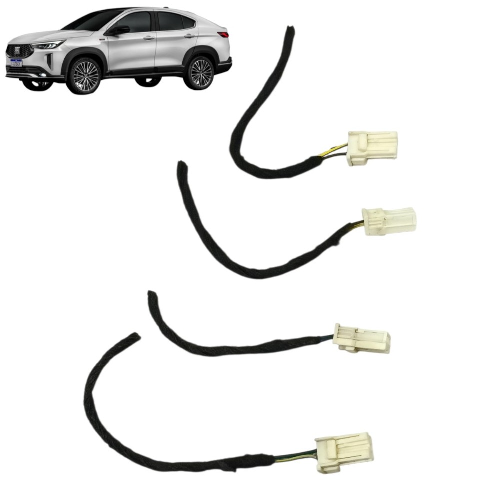 Jogo plug conector alto falante fiat fastback 2023 2024 2025