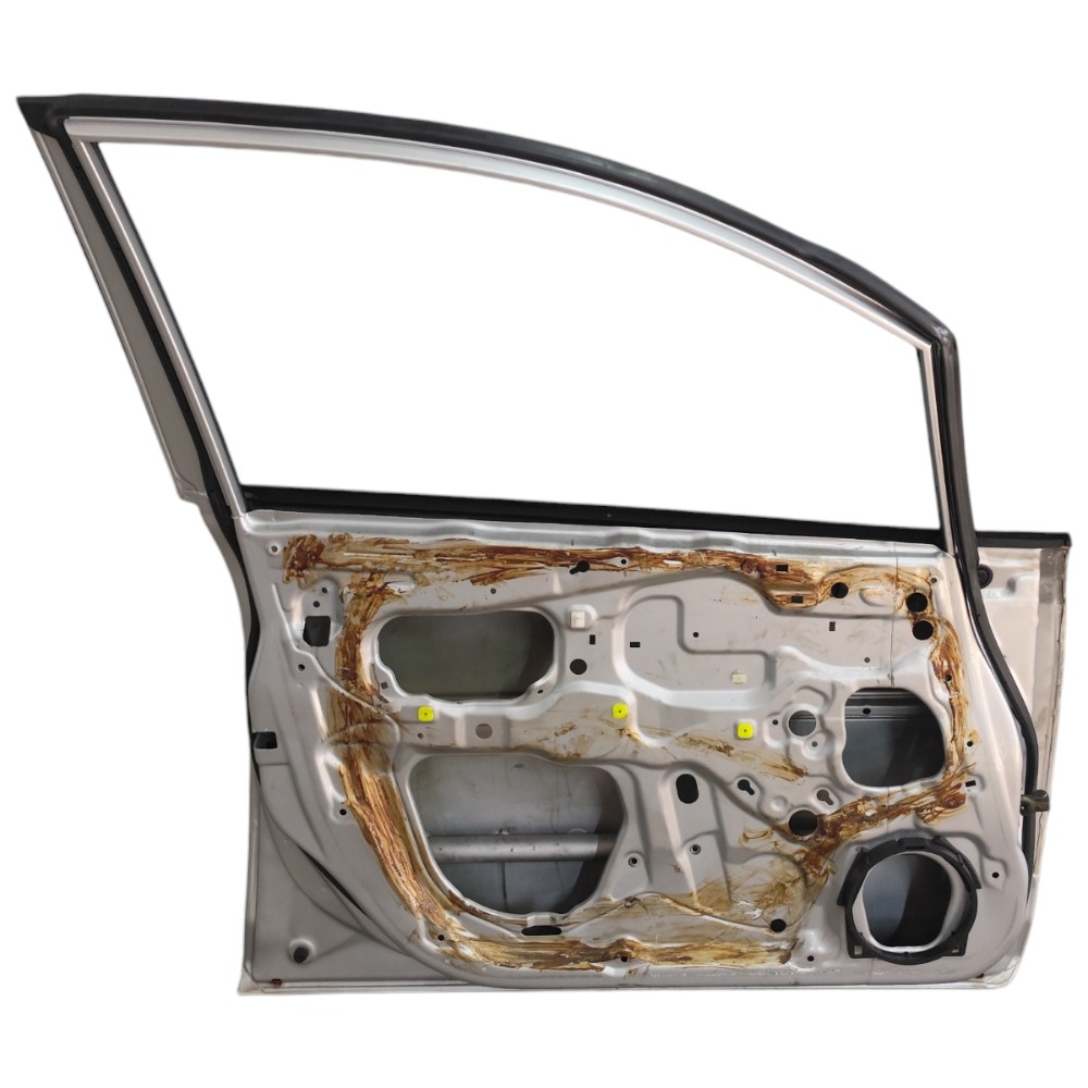 Porta Dianteira Esquerda Honda Fit 2003 2004 2005 2006 2007 Dianteira Esquerdo Prata 4