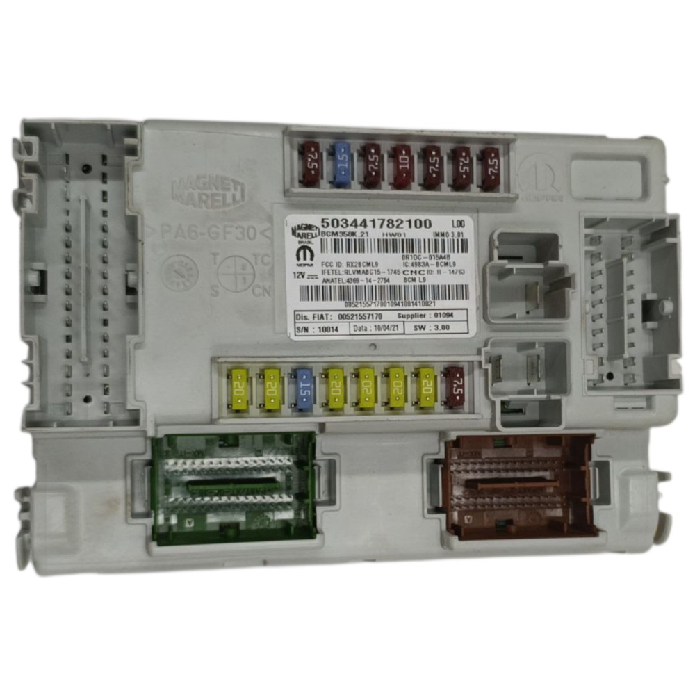Módulo Bcm Fiat Argo Cronos 1.0 3cc 2017 2018 2019 2020 2021 2