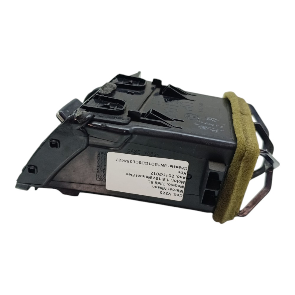 Difusor Ar Lateral Esquerdo Painel Nissan Tiida 2010 2011 12 3