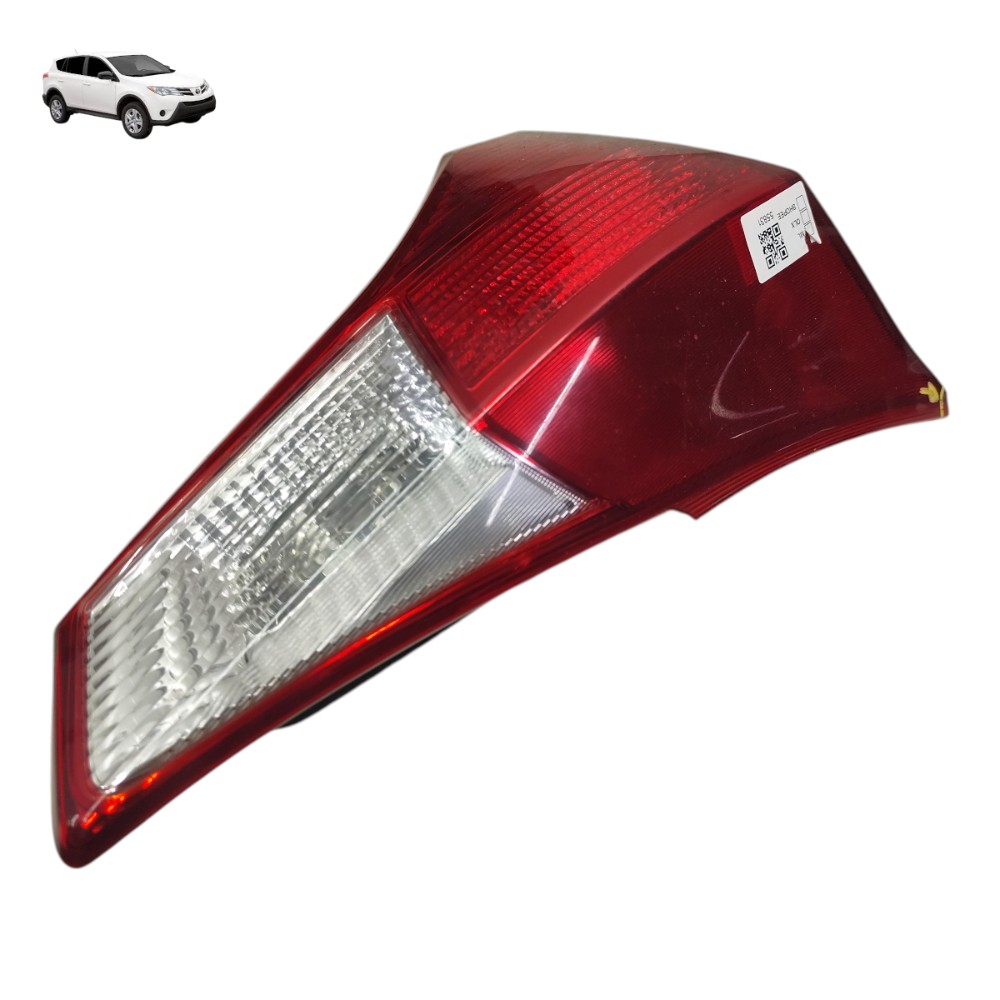 Lanterna Esquerda Tampa Traseira Toyota Rav4 2016 15 Detalhe Esquerdo/motorista Vermelho 1