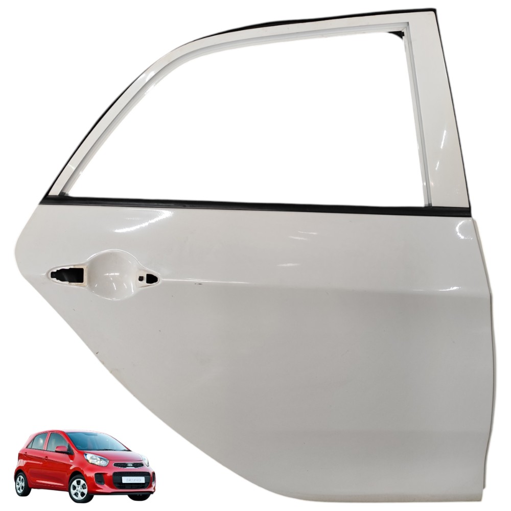 Porta Traseira Direita Kia Picanto 2017 2016 2015 2014 2013 Traseira Direito Branco 1