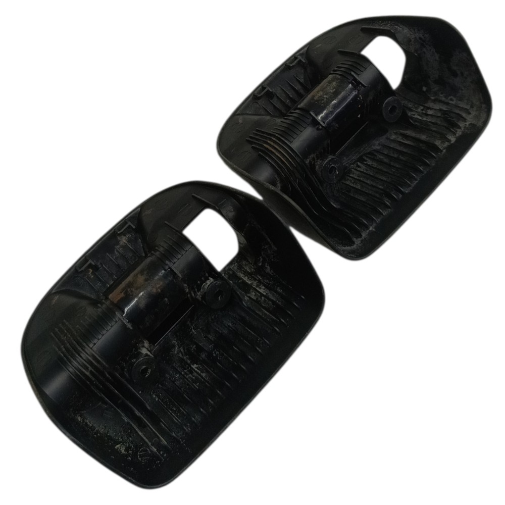 Par Acabamento Banco Traseiro Honda Fit 2003 2004 2005 2006 Preto 4