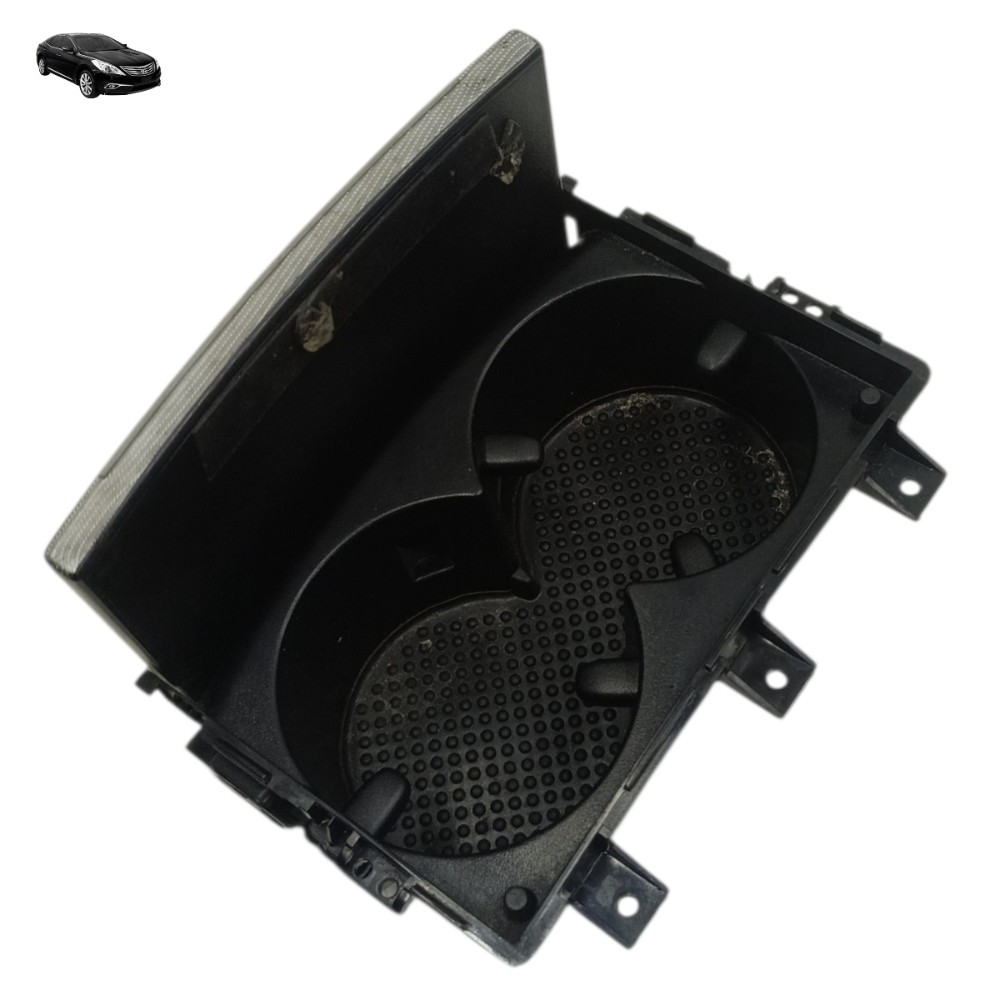 Porta Copo Console Hyundai Azera 2007 2008 2009 2010 Preto E Prata 1