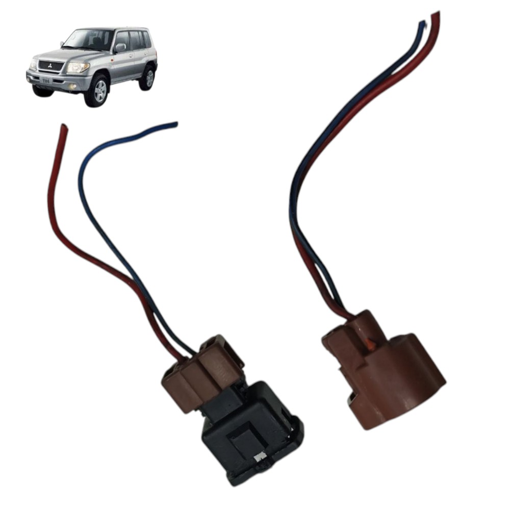 Par plug conector válvula solenoide Pajero TR4 2.0 2005 2006 1