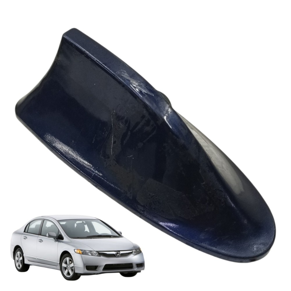 Antena Tubarão Tetô Honda Civic G8 2007 2008 2009 2010 Azul-escuro