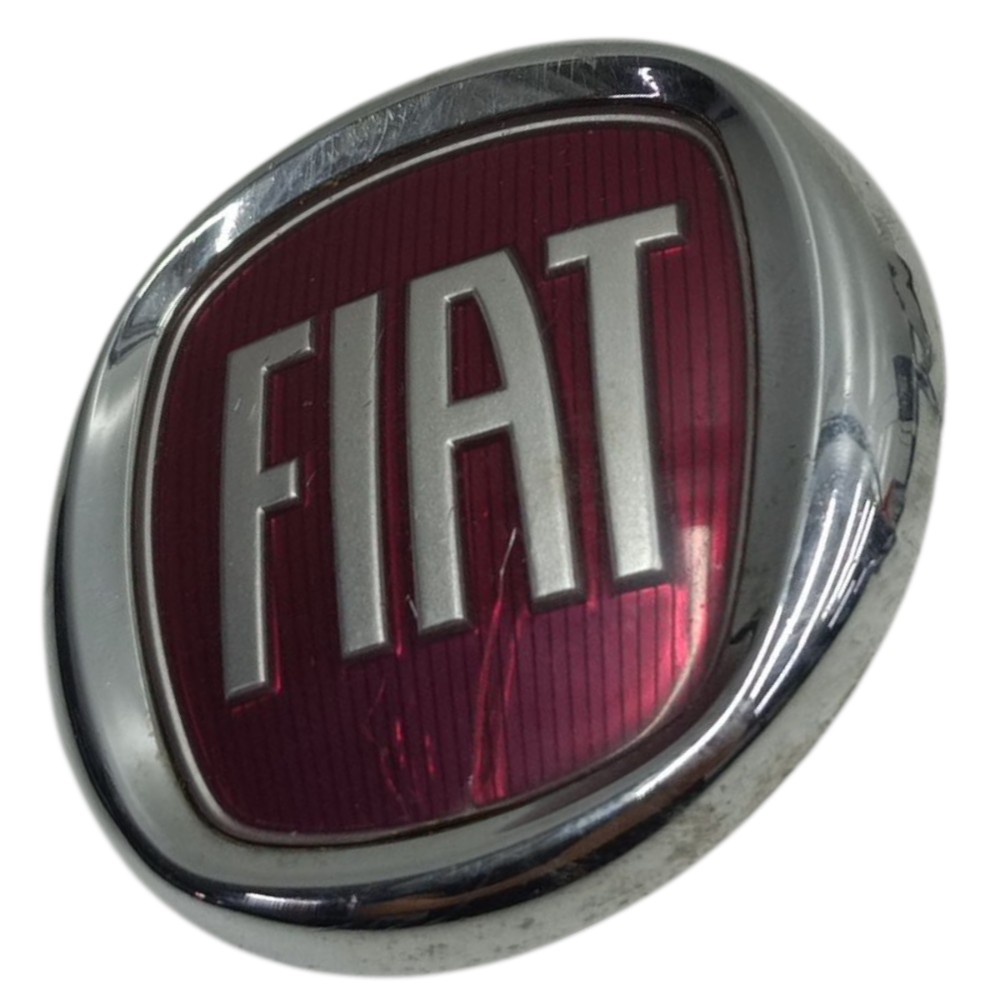 Emblema Fiat Parachoque Dianteiro Toro Palio Strada Uno Vermelho 2