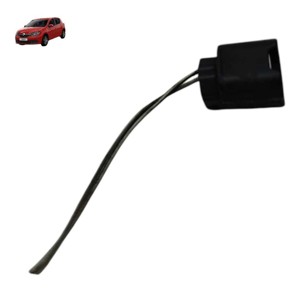 Plug conector fechadura capô Renault Sandero 2016 2017 1