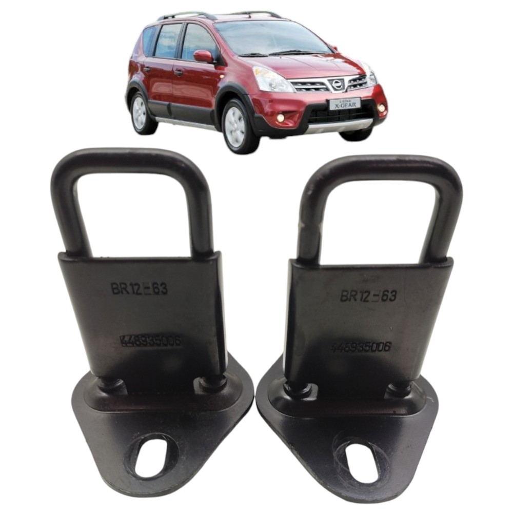 Batente Trava Encosto Banco Traseiro Nissan Livina 2012 2013 1