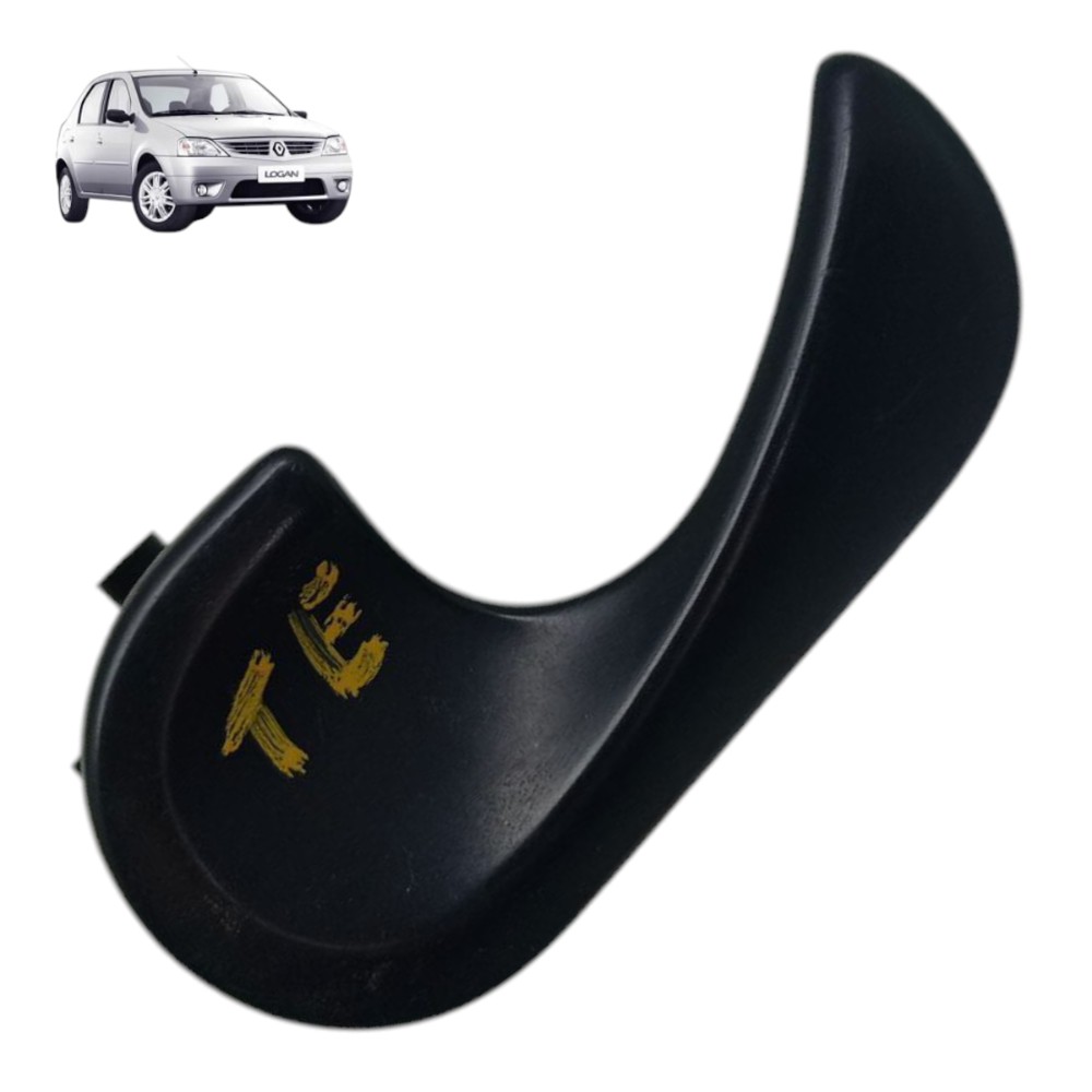 Maçaneta Interna Esquerda Renault Logan 2008 2009 2010 2011 Preto Dianteira/traseira 1