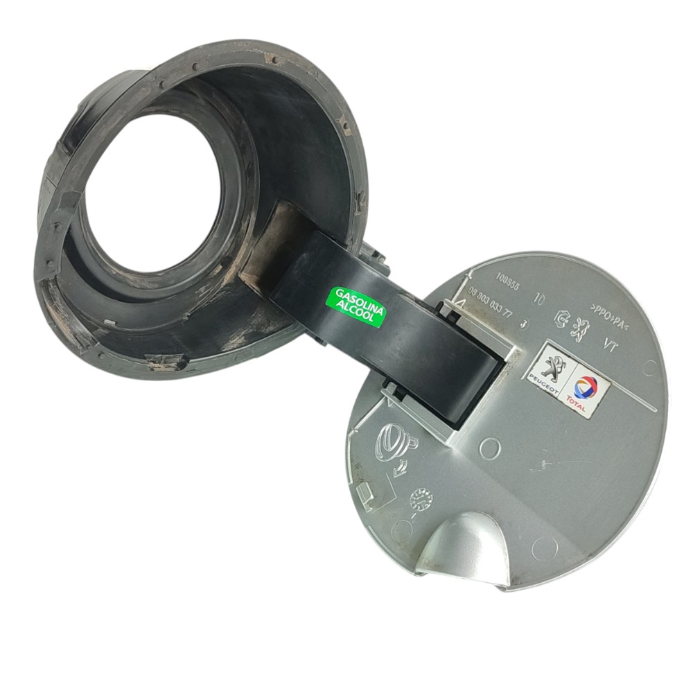 Portinhola Tanque Combustível Peugeot 308 2011 2012 2013 14 – Prata – 2012 2