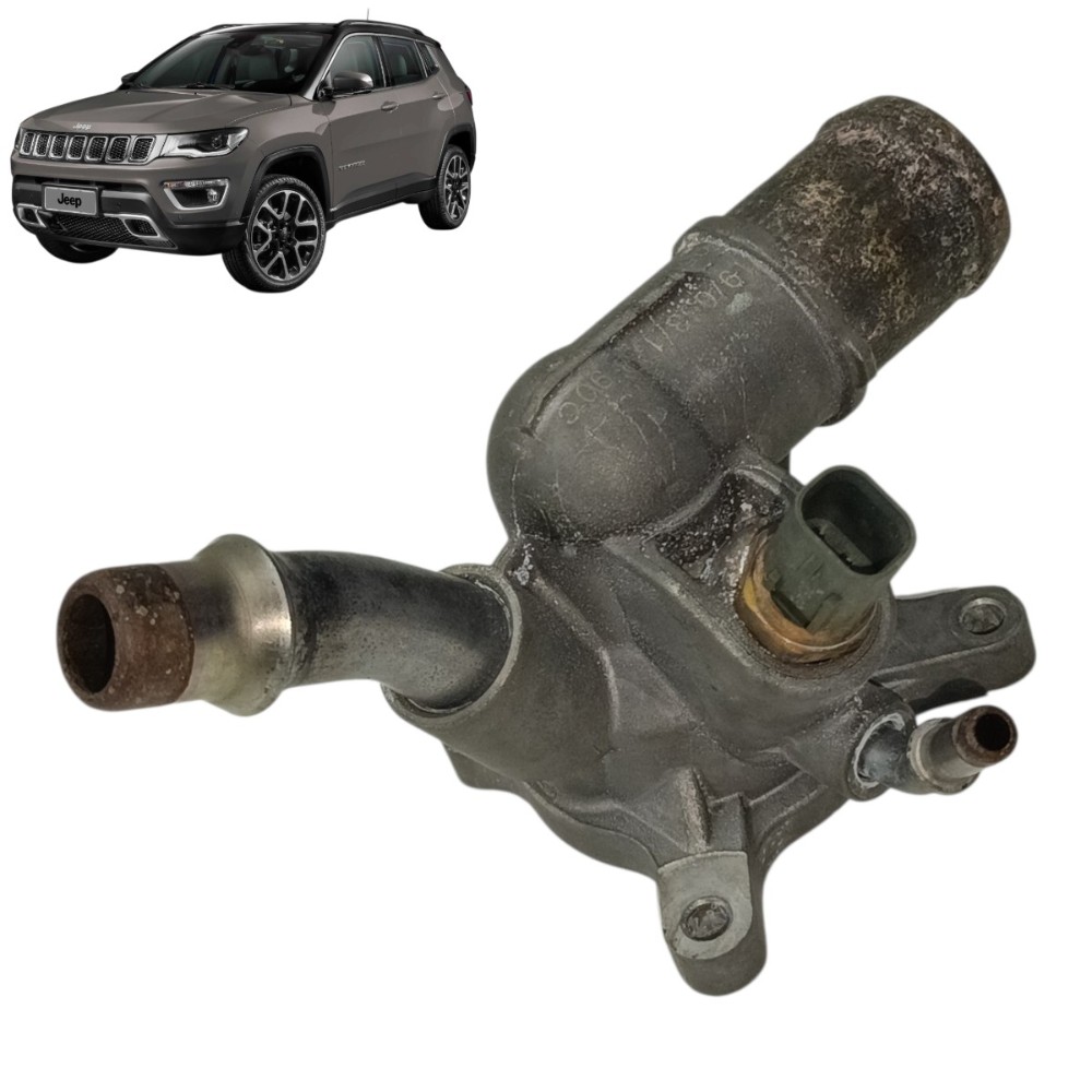 Carcaça Válvula Termostática Jeep Compass 2.0 Flex 2019 2020
