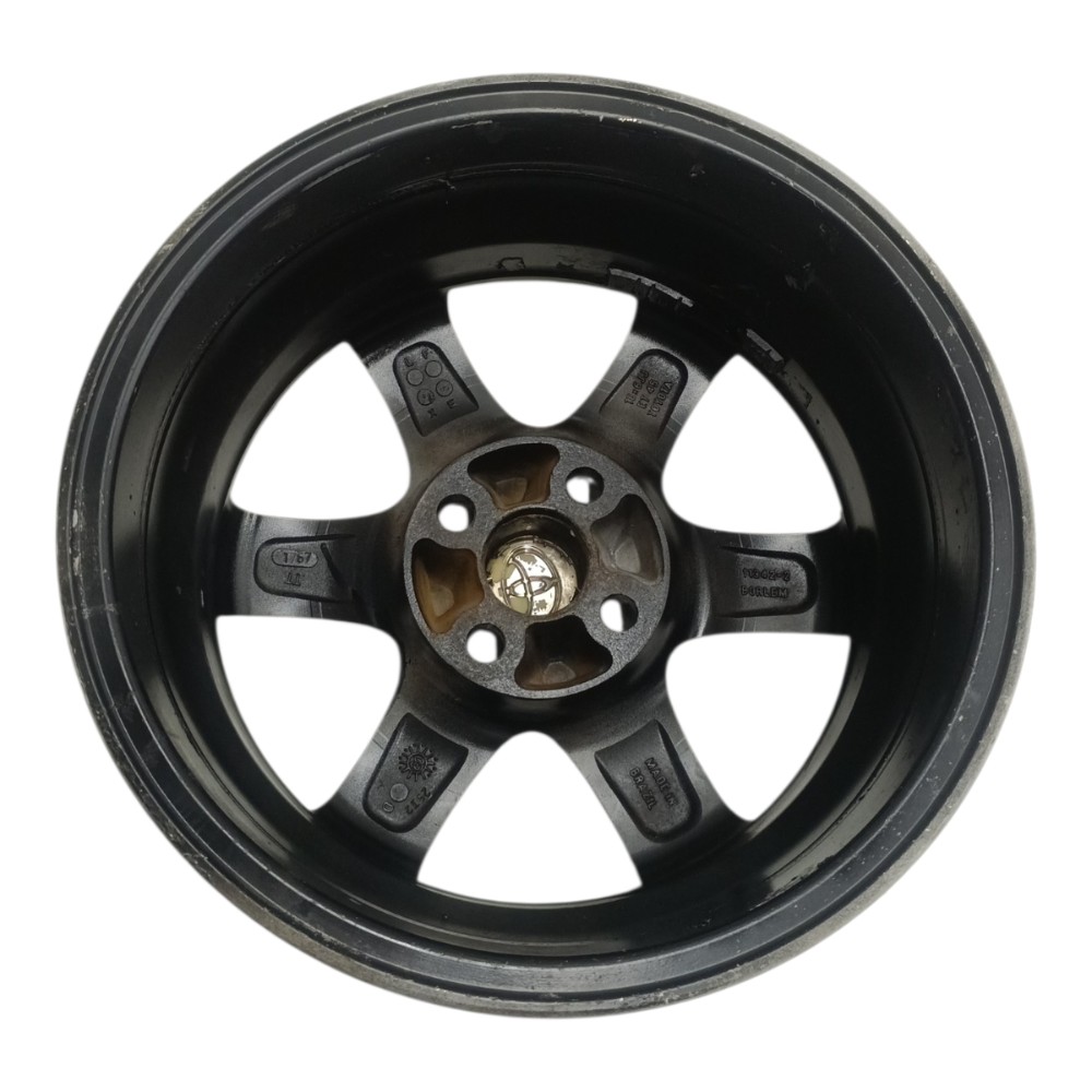 Roda Aro 15 Toyota Corolla 4×100 2003 2004 2005 2006 2007 08 Preto 3