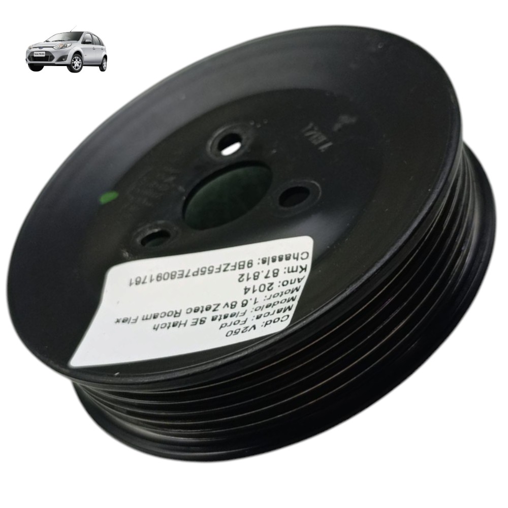 Polia Bomba Agua Ford Fiesta 1.6 Zetec Rocam 2011 2012 2013 1