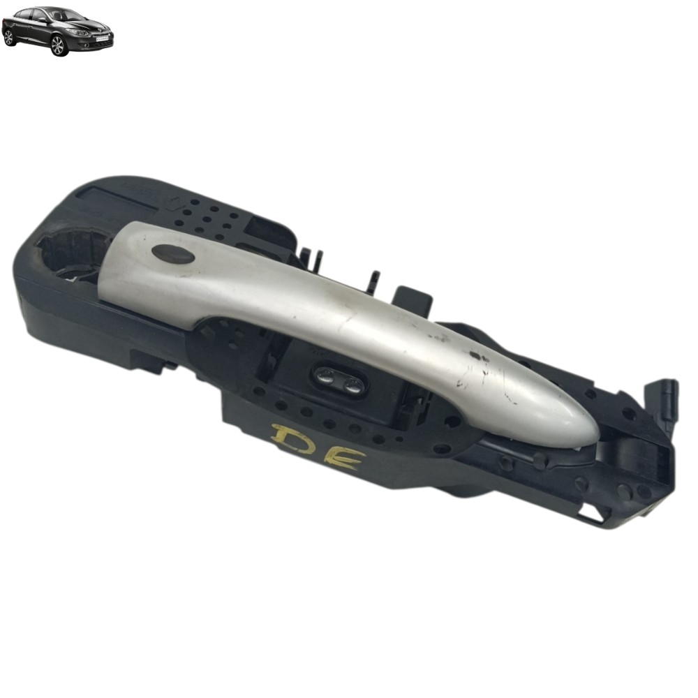 Maçaneta Externa Dianteira Esquerda Renault Fluence 2013 Preto/prata Dianteira
