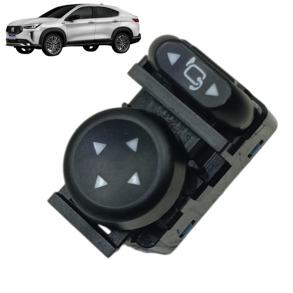 Botão Retrovisor Elétrico Fiat Fastback 2021 2022 2023 2024