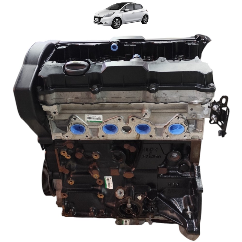 Motor parcial Peugeot 208 citroen c3 1.6 16v flex 2014 2015