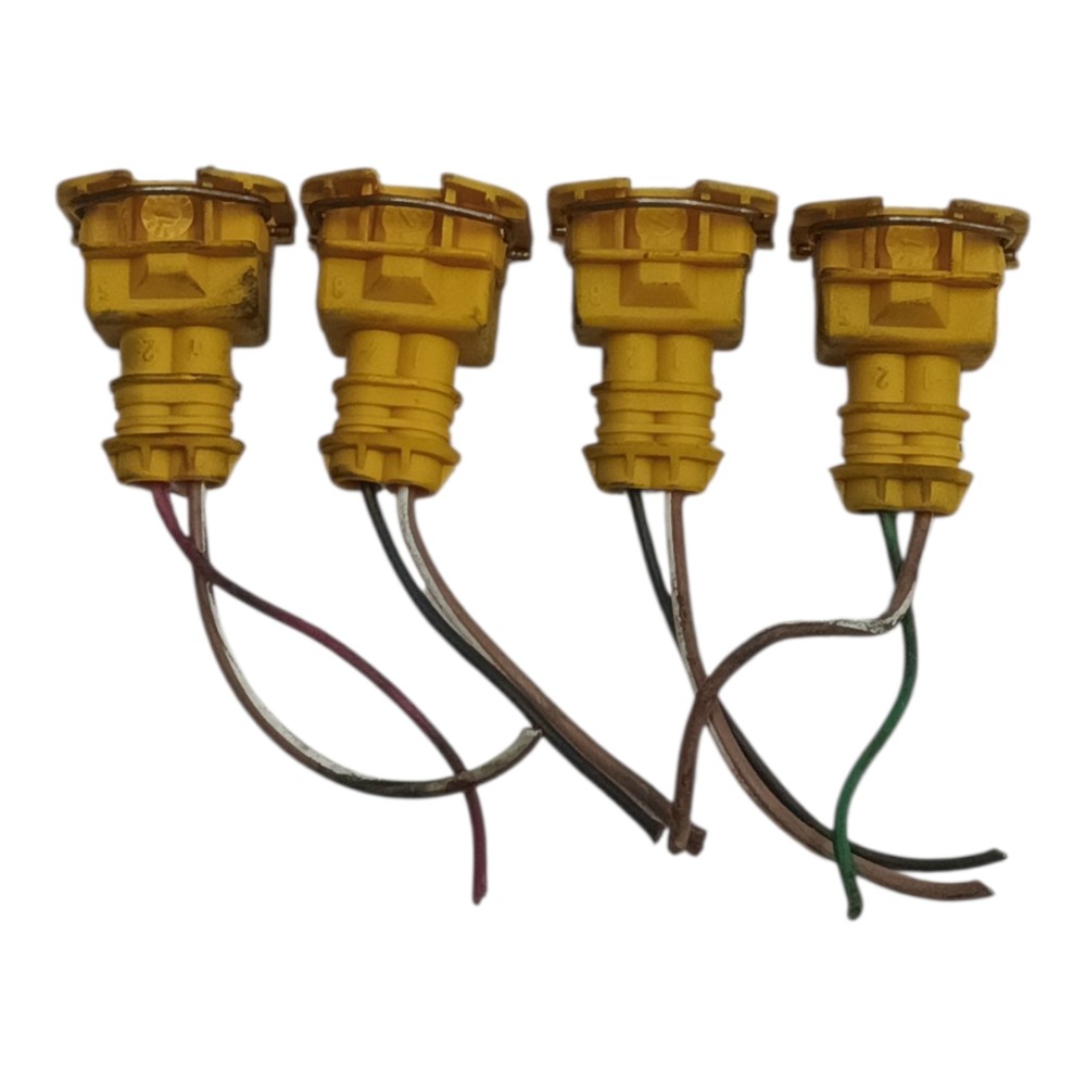Jogo Plug Conector Bico Injetor Fiat Uno Sporting 2011 2012 4