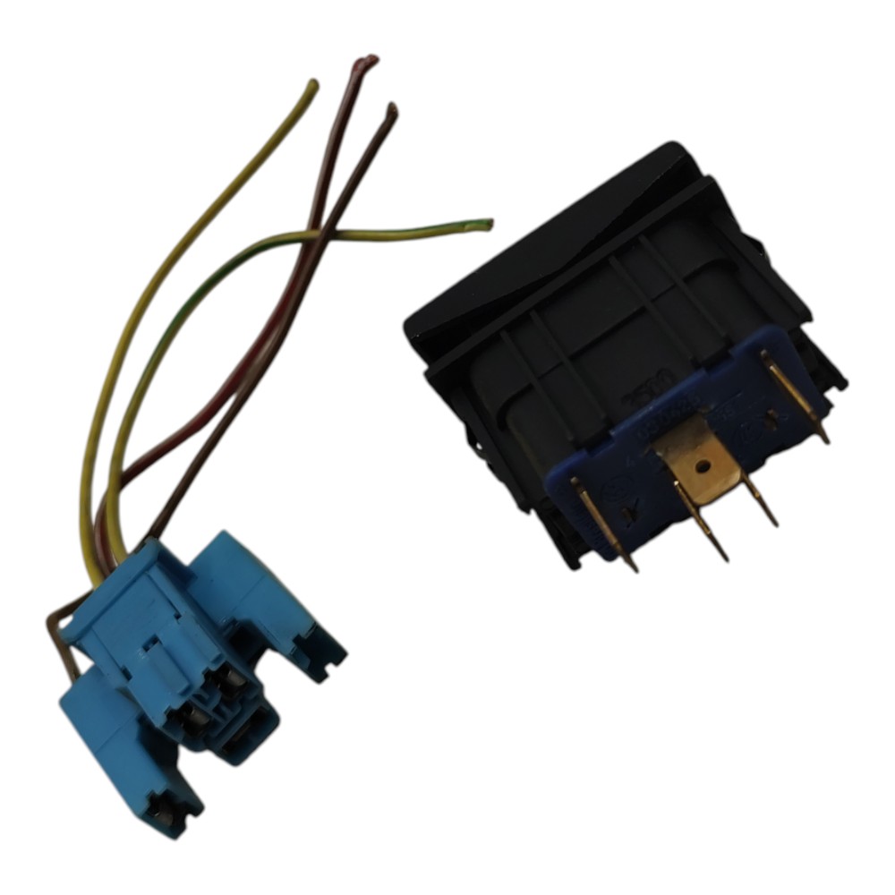 Botão vidro porta dianteira VW Santana 2000 2001 02 com plug 4