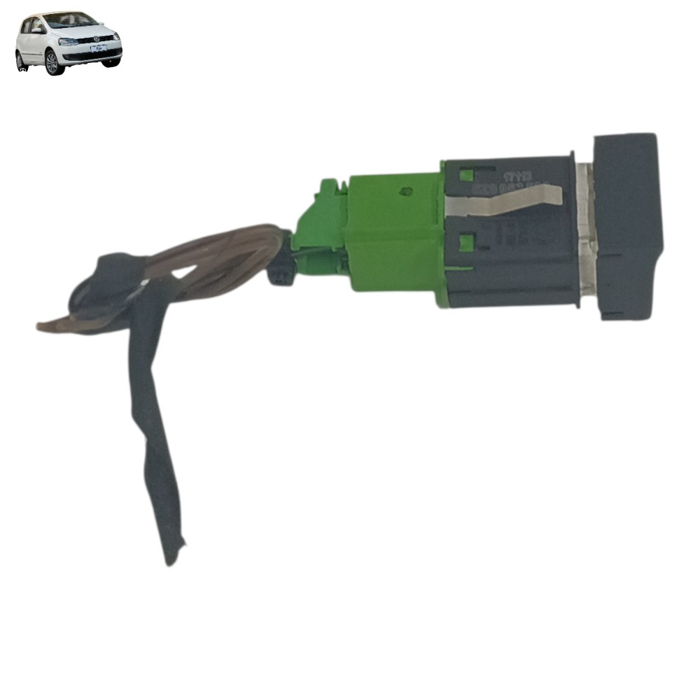 Botão Pisca Alerta Central Painel Vw Fox 2014 2013 2012 2011 Preto