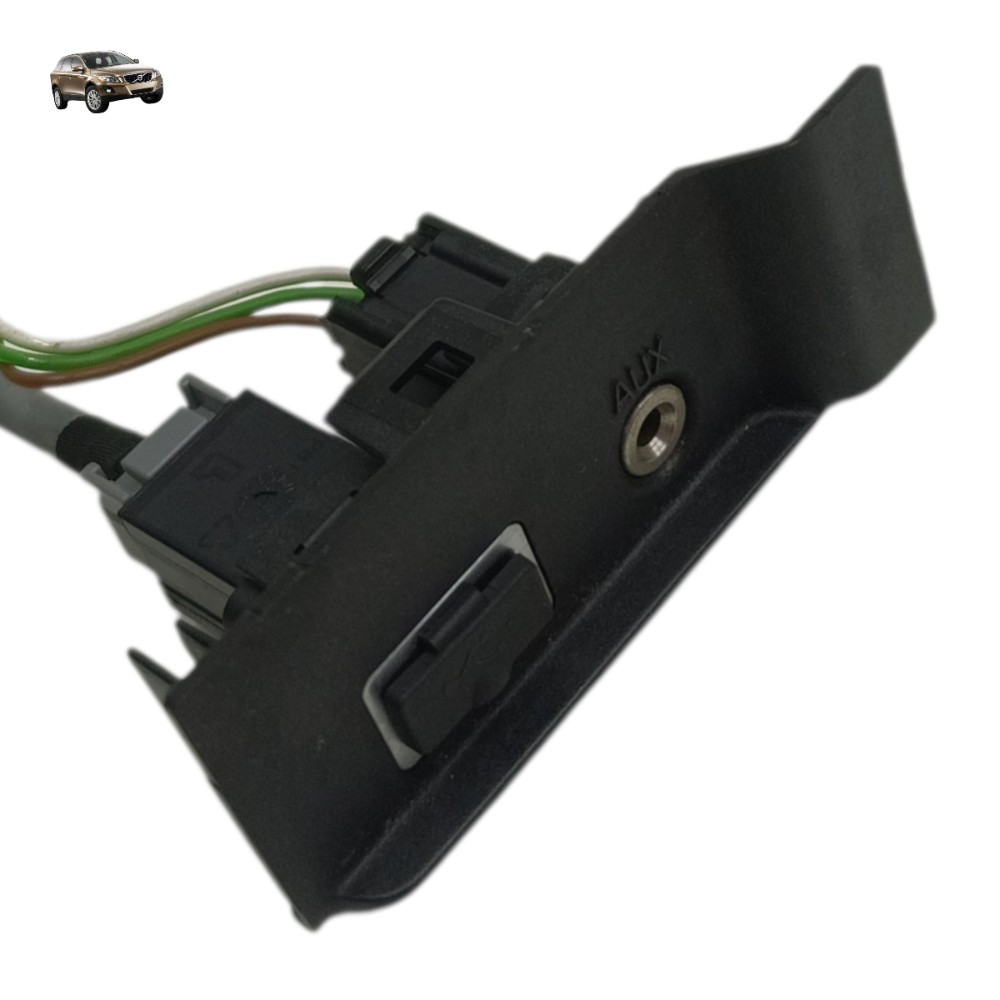 Entrada usb aux console central volvo xc60 2009 2010 2011 12 2