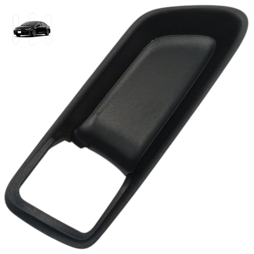 Moldura Maçaneta Interna Direita Toyota Corolla 2022 2023 24 Preto Dianteira/traseira 1